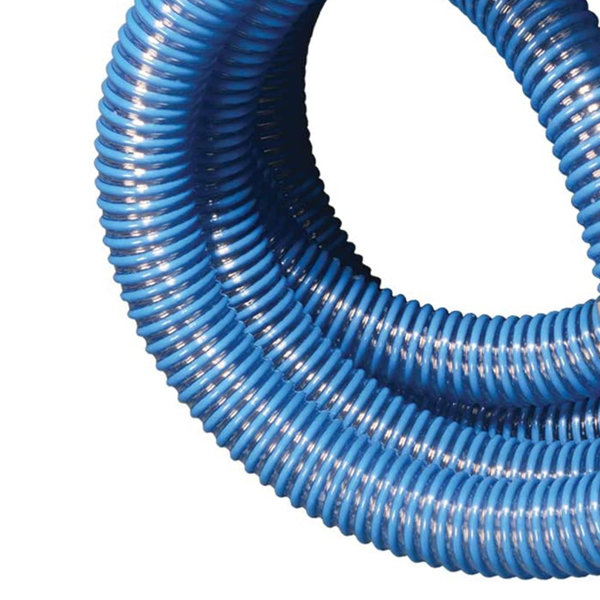 Apache 20 Foot Long 2 Inch Diameter 58 PSI Flexible PVC Pool Hose, Blue